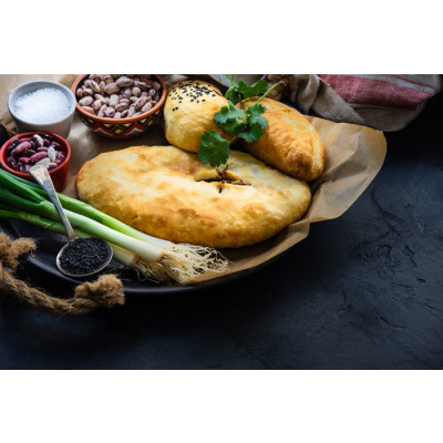 Lobiani - Lobiani - Bohnen Fladenbrot aus Georgien