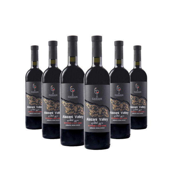 Weinpaket Alazani Valley von Georgian Production Rotweine lieblich