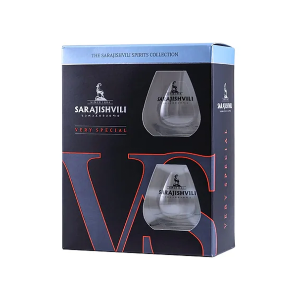 Sarajishvili Brandy VS 0,7 L- mit Gläser