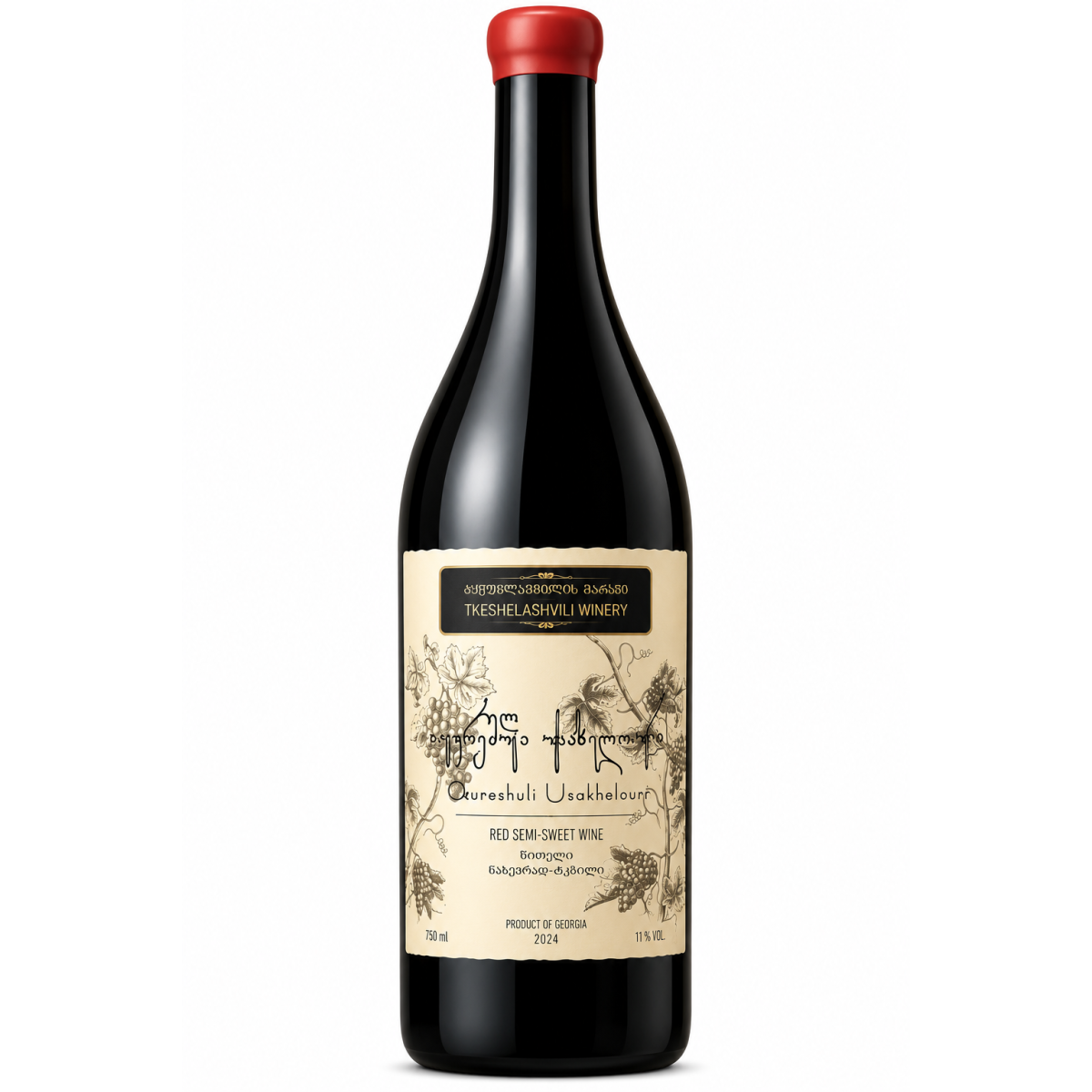 Okureshuli Usakhelouri Rotwein lieblich box