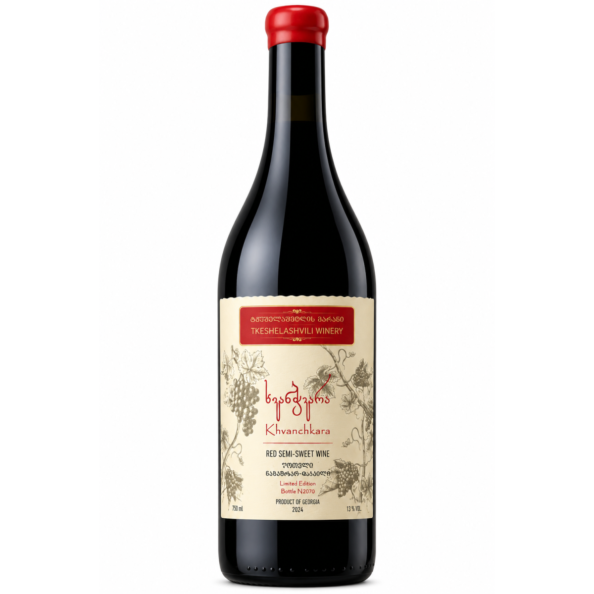 Khvanchkara Rotwein lieblich box